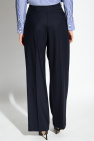 Victoria Beckham NAVY BLUE Pleat-front trousers