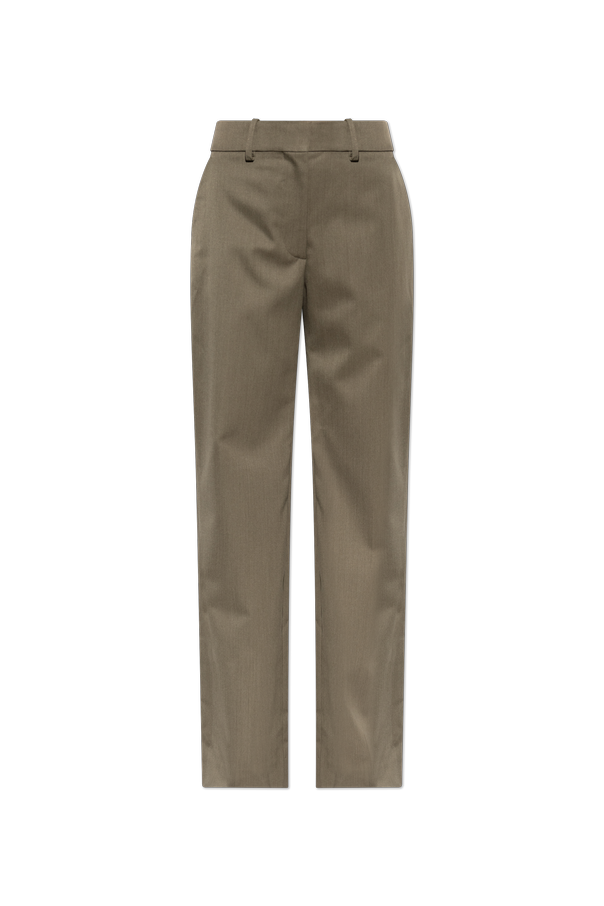Creased trousers od Victoria Beckham