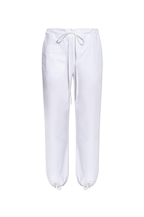 Spodnie o luźnym kroju ze ściąganymi nogawkami