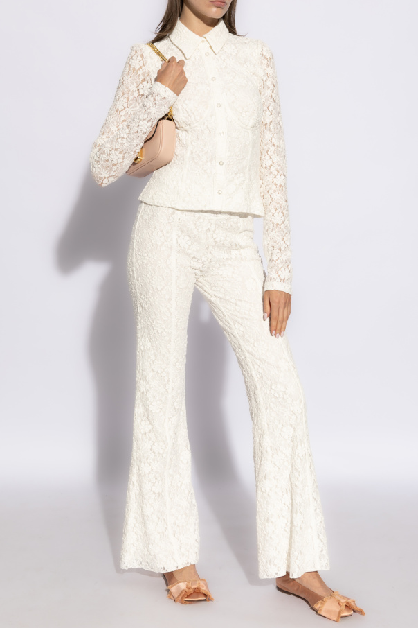 ROTATE Lace Trousers