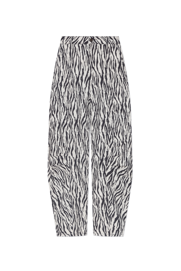 Animal print trousers od ROTATE