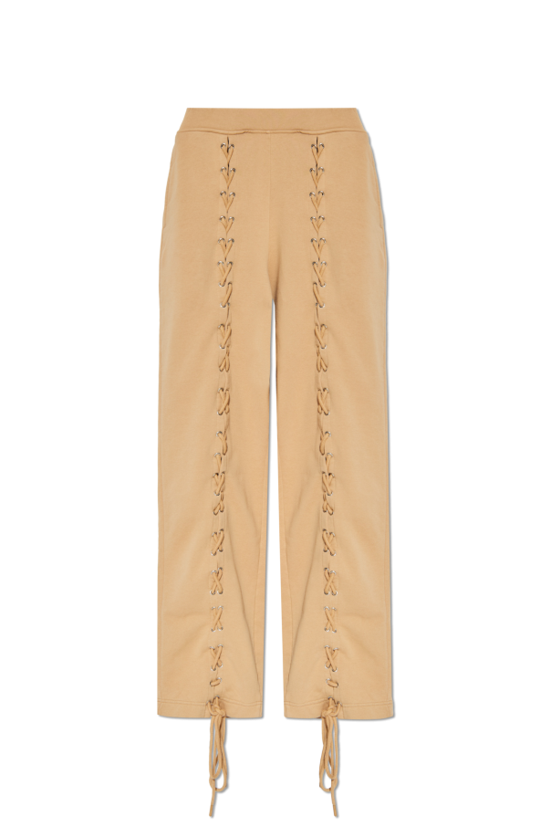 Sweatpants interlaced with drawstrings od ROTATE