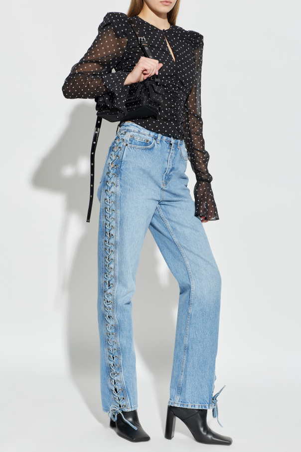 ROTATE Vaqueros con lazo decorativo