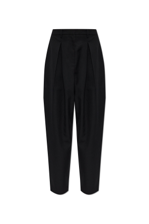 High-waisted trousers