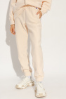 Champion cream Sweatpants with logo