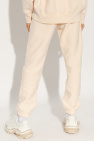 Champion cream Sweatpants with logo