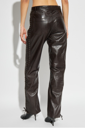 ROTATE Leather pants