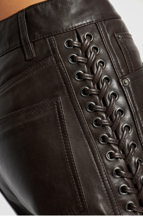 ROTATE Leather pants