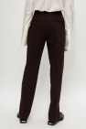BITE Studios BROWN Wool pleat-front trousers