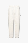 Koons faded cropped jeans