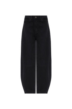 Jeans mit hohem Bund