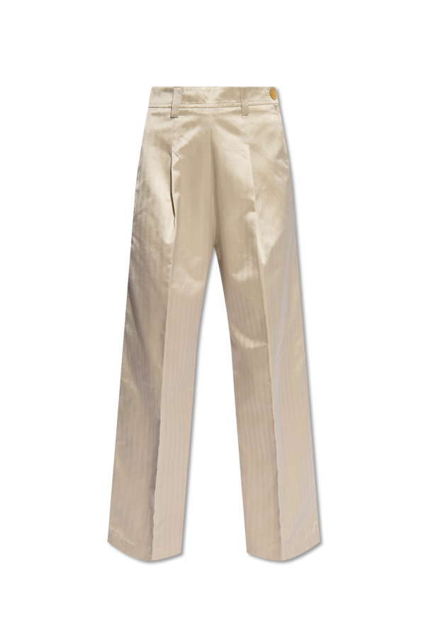 Pleat-front trousers od forte_forte