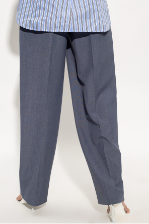 Victoria Beckham Pleat-front mit trousers
