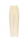 Victoria Beckham Pleated silk trousers