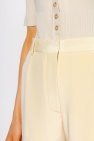 Victoria Beckham Pleated silk trousers