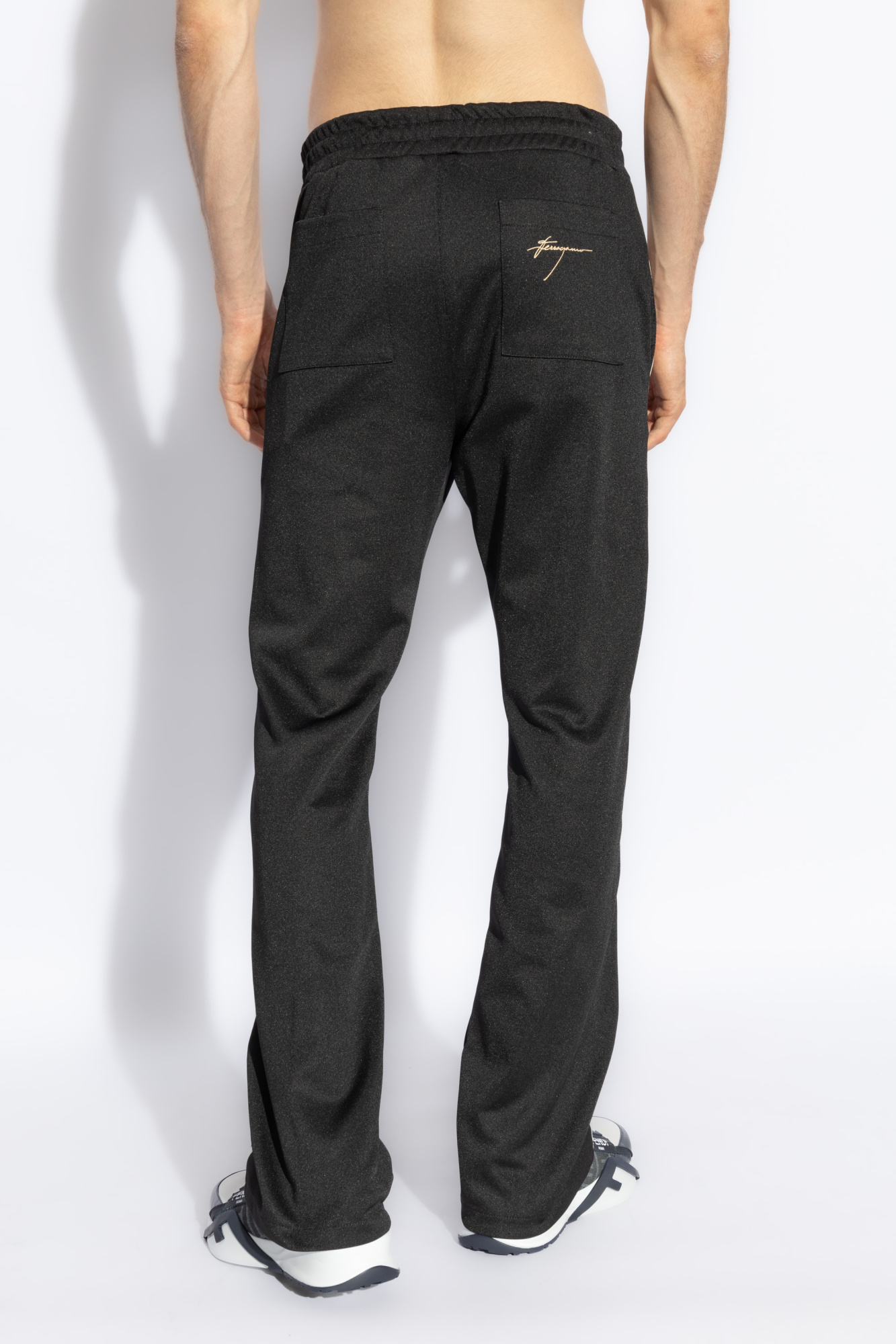 FERRAGAMO Sweatpants with stripes