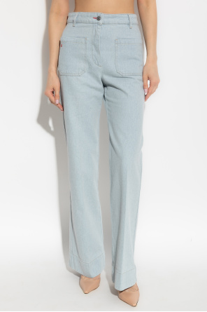 Victoria Beckham Jeans with logo