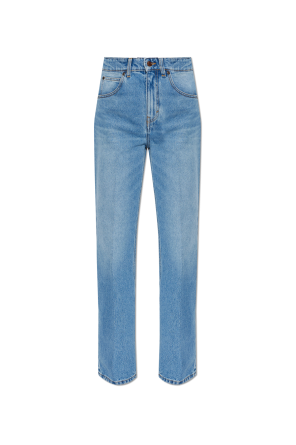 Straight-leg jeans