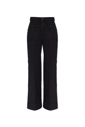 Flared leg jeans