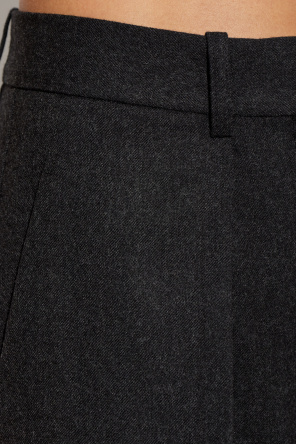 Victoria Beckham Wool pleated trousers