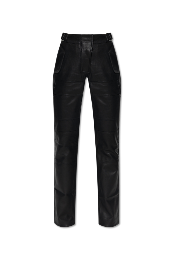 ‘Moto’ trousers from vegan leather od MISBHV