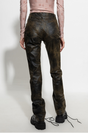 MISBHV Vegan leather trousers