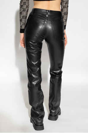 MISBHV Vegan leather POLYAMIDE trousers