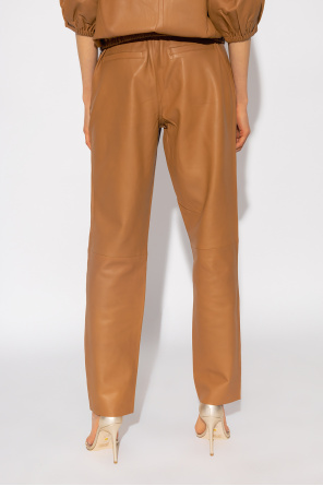 Notes Du Nord ‘Taz’ leather trousers