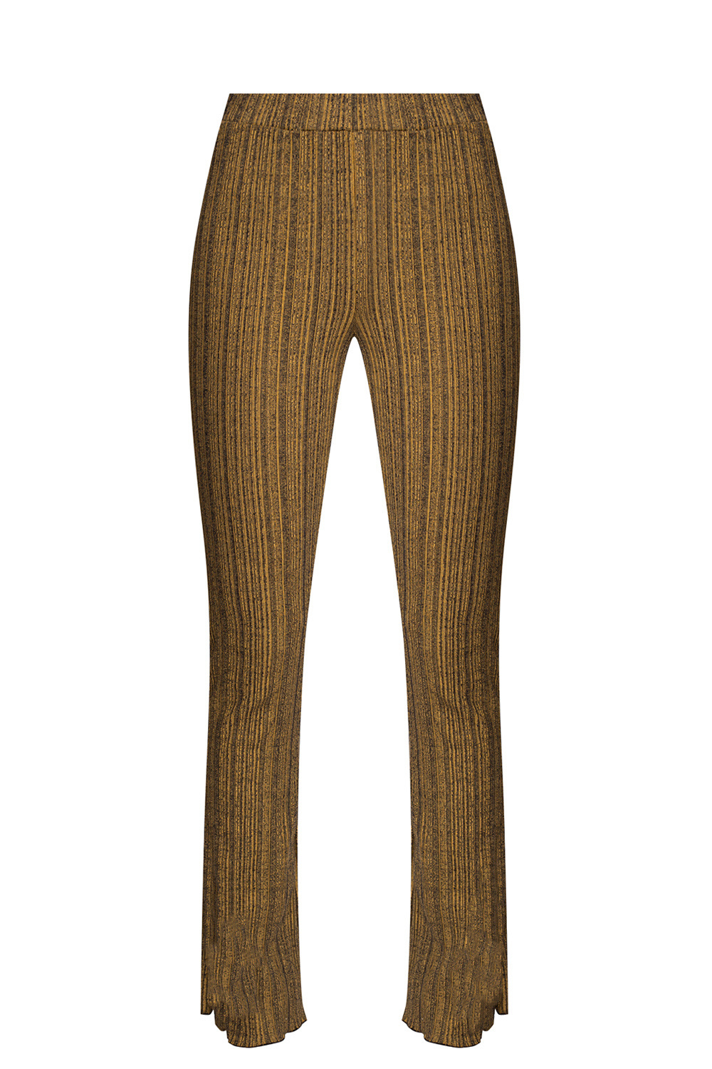Rick Owens Ribbed Flared Trousers - Farfetch