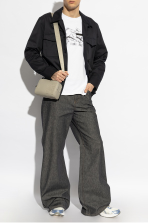 Jeans mit geradem bein od Courrèges