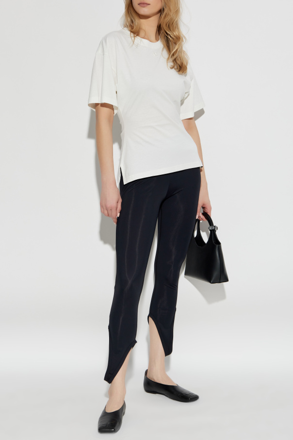 Courrèges Leggings mit Logo