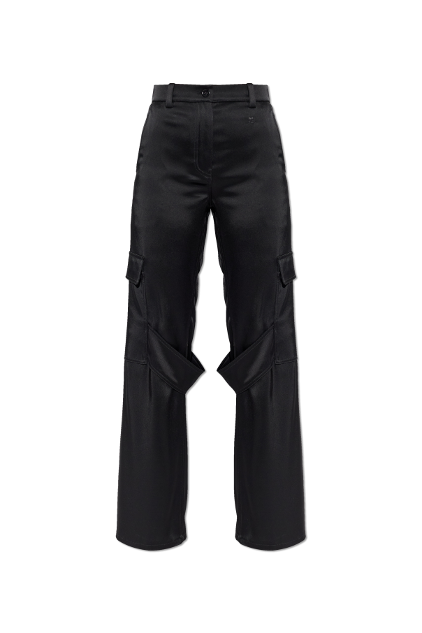 Satin cargo pants od Courrèges