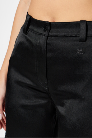 Courrèges Satin cargo pants
