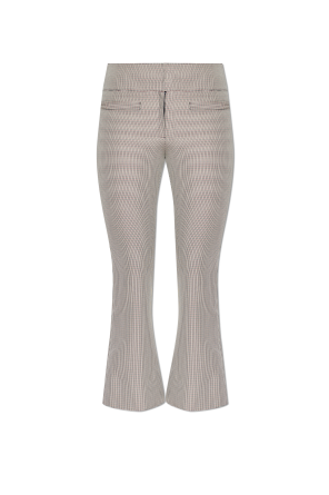 Pantalones con estampado de pata de gallo