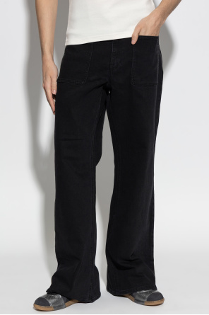 Courrèges Jeansy z nogawkami o prostym kroju