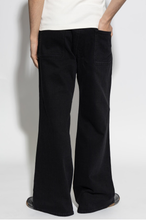 Courrèges Jeansy z nogawkami o prostym kroju