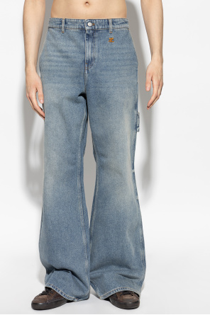 Courrèges Jeansy z szerokimi nogawkami