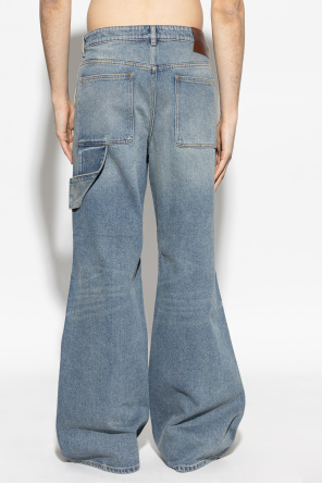 Courrèges Jeansy z szerokimi nogawkami