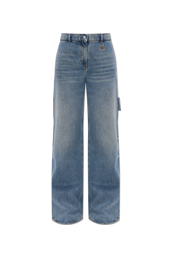 Jeans with asymmetrical legs od Courrèges