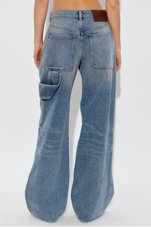 Courrèges Jeans with asymmetrical legs