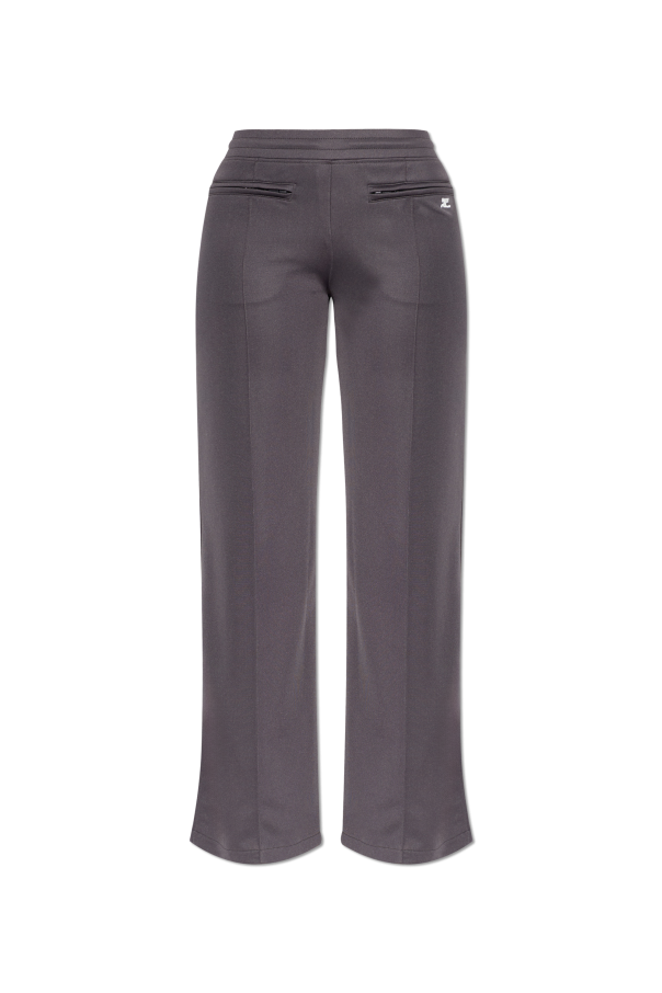 Sweatpants with seam detailing on the legs od Courrèges