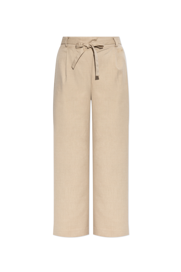 Trousers with logo od add