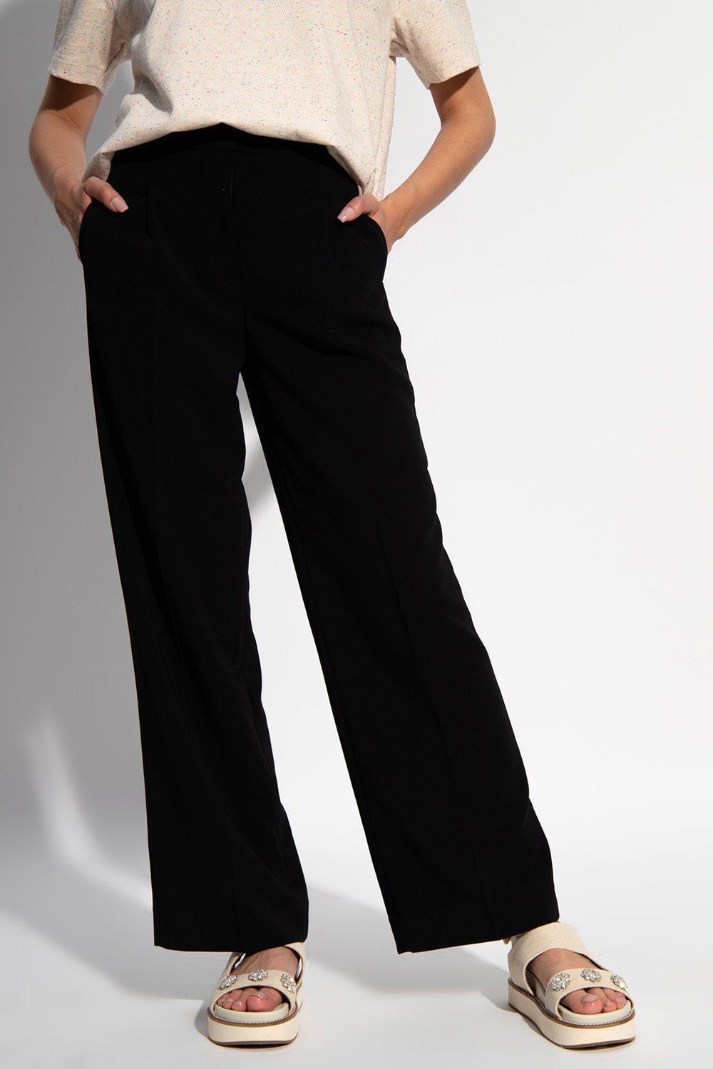 Holzweiler Pleat-front baggy trousers