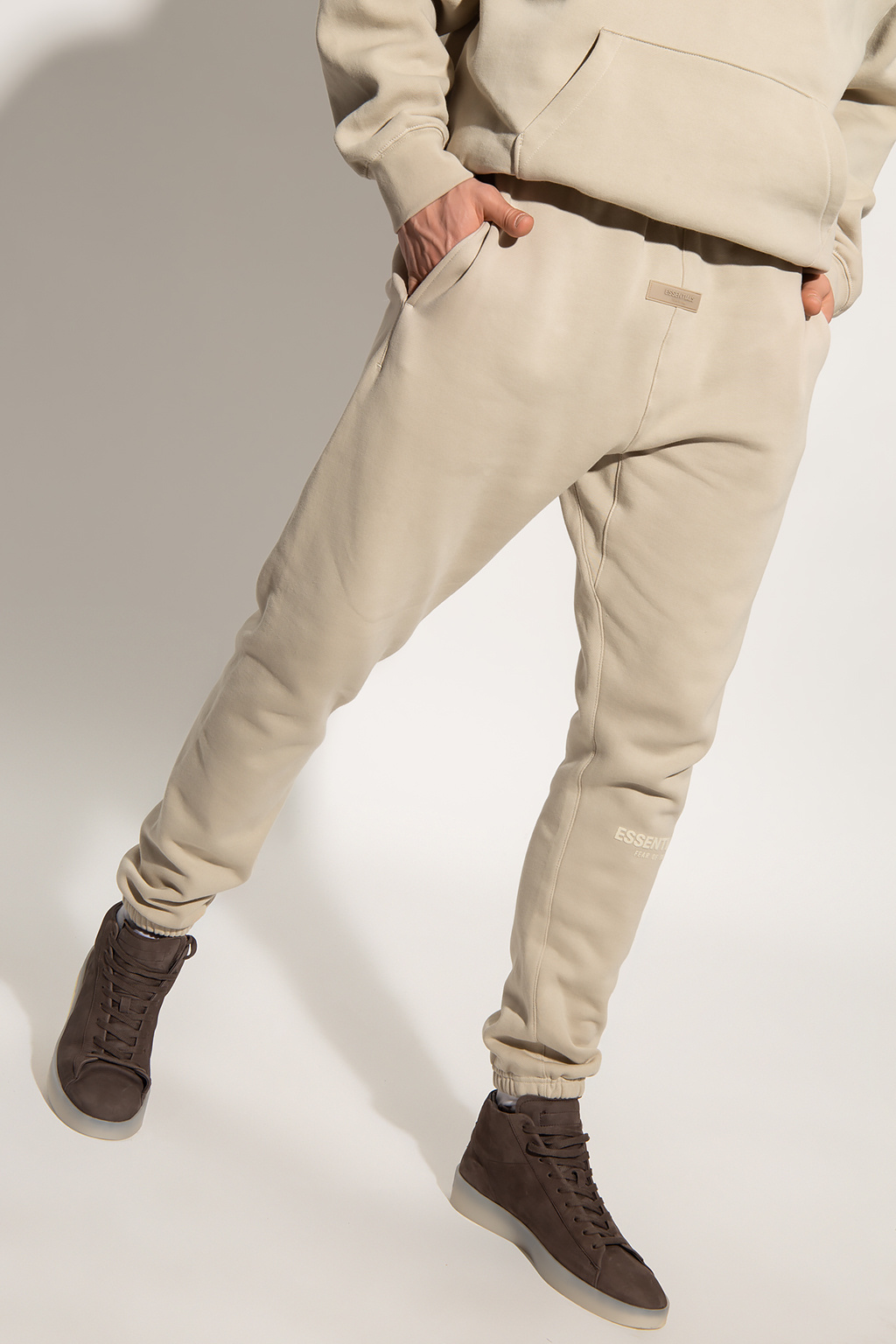 DKNY PANT - Cargo trousers - wheat/beige 