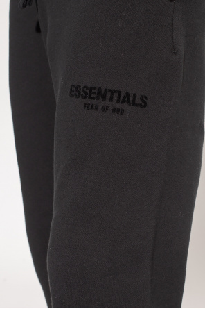 Fear Of God Essentials adidas embroidered-logo knee-length shorts