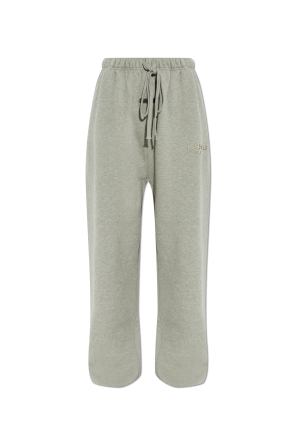 Spodnie dresowe z naszywką z logo