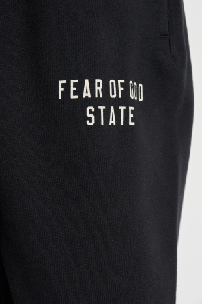 Fear Of God Essentials Pantalones de chándal con parche de logo