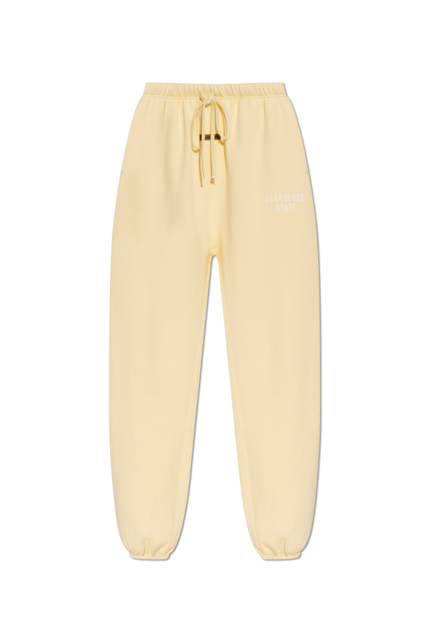 Sweatpants with logo patch od Fear Of God Essentials