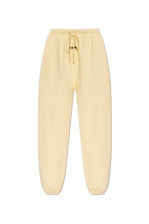 Pantalones deportivos con parche de logo