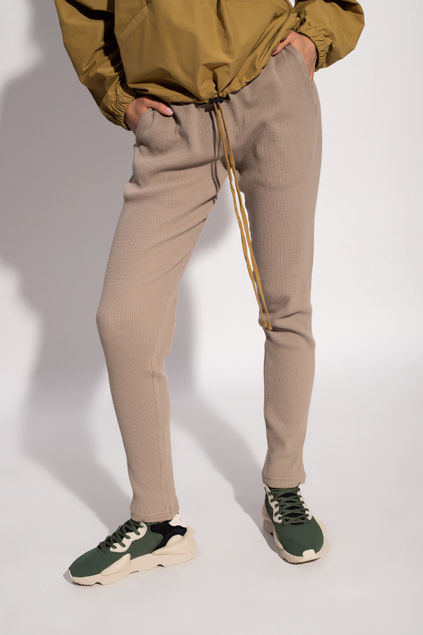 Womens Fear Of God beige High-Rise Leggings